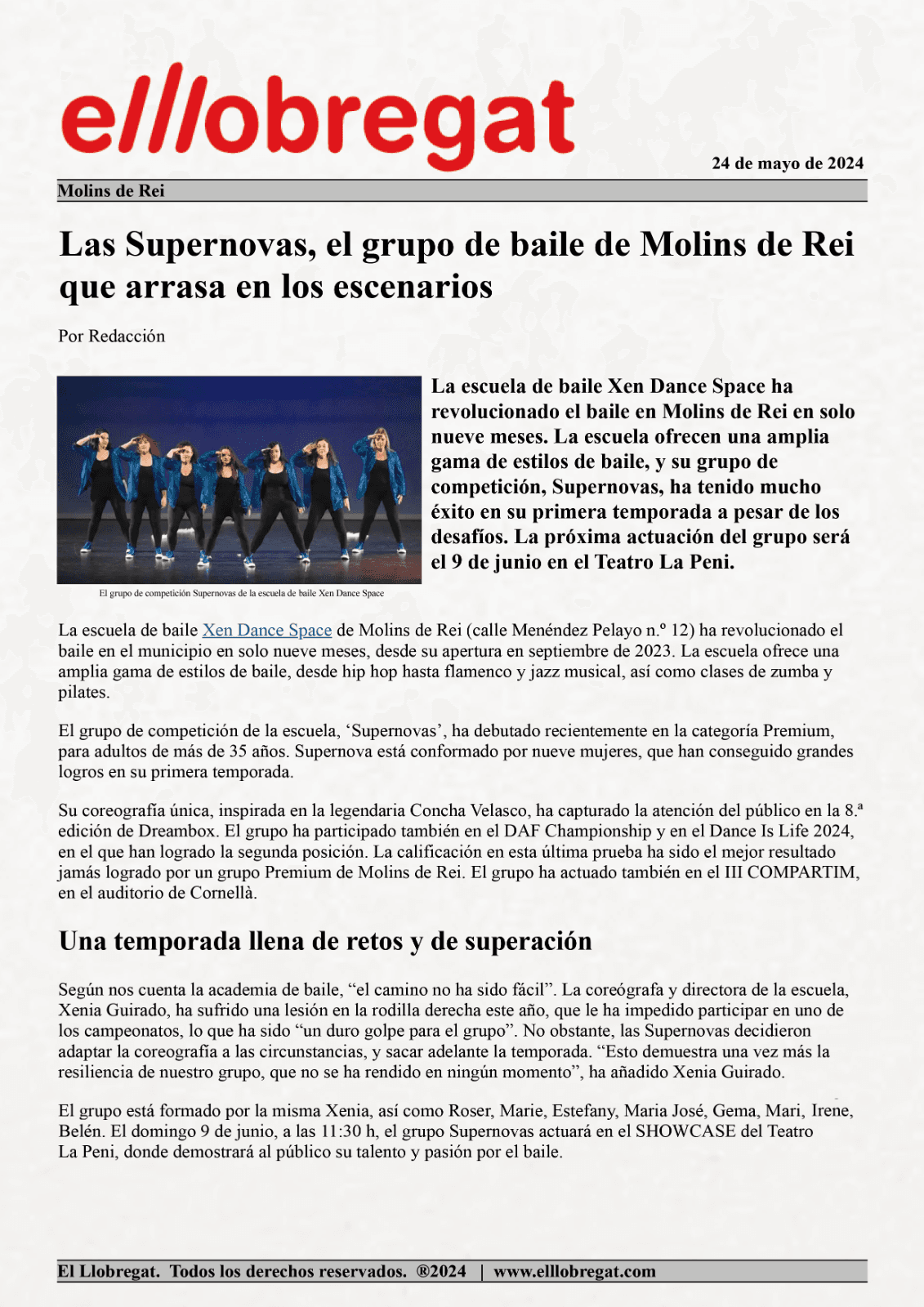 El Llobregat: la nova casa del ball a Molins
